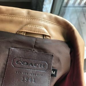 Coach Ladies Leather Jacket